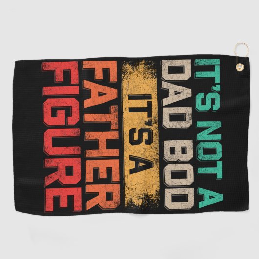 It's Not A Dad Bod It's A Father Funny Golfhanddoek (Horizontaal)