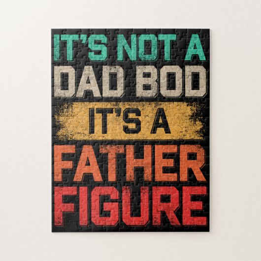 It's Not A Dad Bod It's A Father Funny Legpuzzel (Verticaal)