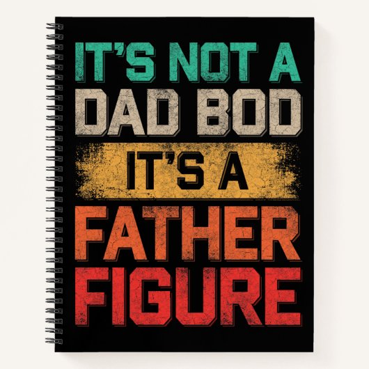 It's Not A Dad Bod It's A Father Funny Notitieboek (Voorkant)