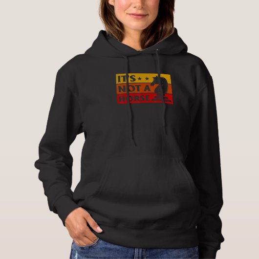 It's Not A Horse Chess Player Game Night Chess Che Hoodie (Voorkant)