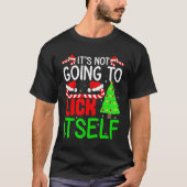 It's Not Going to Lick Itself Adult Funny Christma T-shirt (Voorkant)