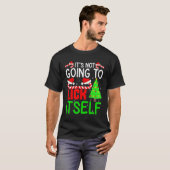 It's Not Going to Lick Itself Adult Funny Christma T-shirt (Voorkant volledig)