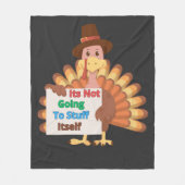 Its Not Going To Stuff Itself Fleece Deken (Voorkant)