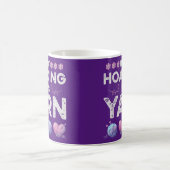 It's Not Hoarding If's Yarn Crotchet Knitting Koffiemok (Center)