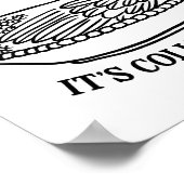 It's Not Hoarding It's Collecting Hen On Nest Coll Poster (Hoek)