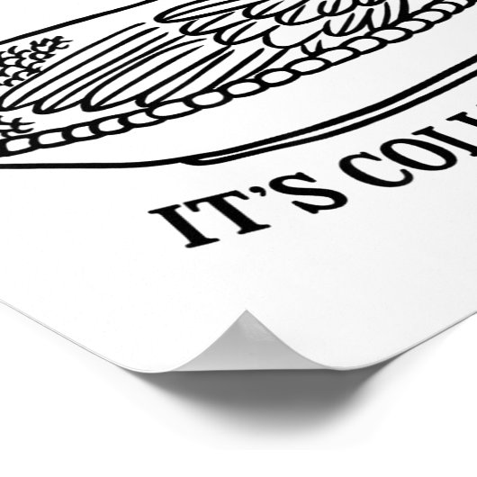 It's Not Hoarding It's Collecting Hen On Nest Coll Poster (Hoek)