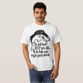 It's Not How Deep You Fish Silhouette Fishing  T-shirt (Voorkant volledig)