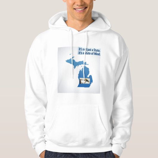 It's Not Just a State. It's a State of Mind Hoodie (Voorkant)
