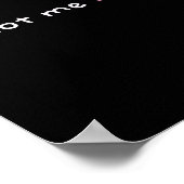 It's Not Me It's You Nk Pastel Cute Dark Humor Fun Poster (Hoek)