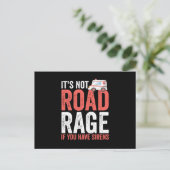 Its Not Road Rage If You Have Sirens Briefkaart (Staand voorkant)