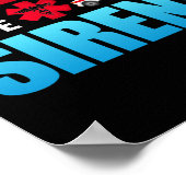 It's Not Road Rage Sirens EMT EMS Paramedic Poster (Hoek)