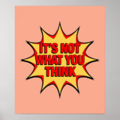 It's Not What You Think  Poster (Voorkant)