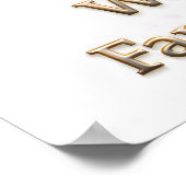 It's official well done gold star achievement post poster (Hoek)