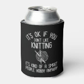 It's OK If You Don't Like Knitting Blikjeskoeler (Blikje Voorkant)