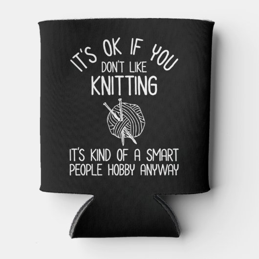 It's OK If You Don't Like Knitting Blikjeskoeler (Voorkant)