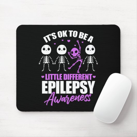 Its Ok To Be A Little Different Epilepsy Awareness Muismat (Met muis)