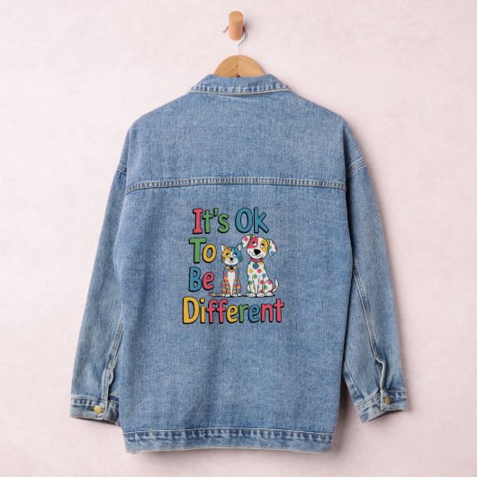 It's ok to be different denim jacket (Hangar)
