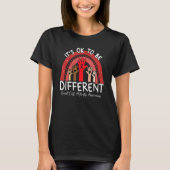It's Ok To Be Different Giant Cell Arteritis Aware T-shirt (Voorkant)