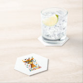 It's Ok To Be Different Giraffe Autism Awareness B Kartonnen Onderzetters (Insitu)