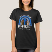 It's Ok To Be Different Hydrocephalus Awareness T-shirt (Voorkant)