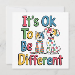 It's ok to be different kaart