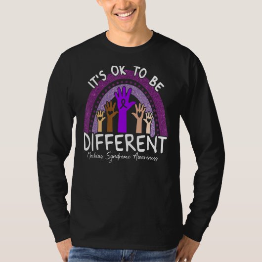 It's Ok To Be Different Moebius Syndrome Awareness T-shirt (Voorkant)