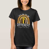 It's Ok To Be Different Pseudomyxoma Peritonei Awa T-shirt (Voorkant)