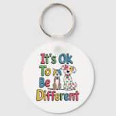 It's ok to be different sleutelhanger (Achterkant)