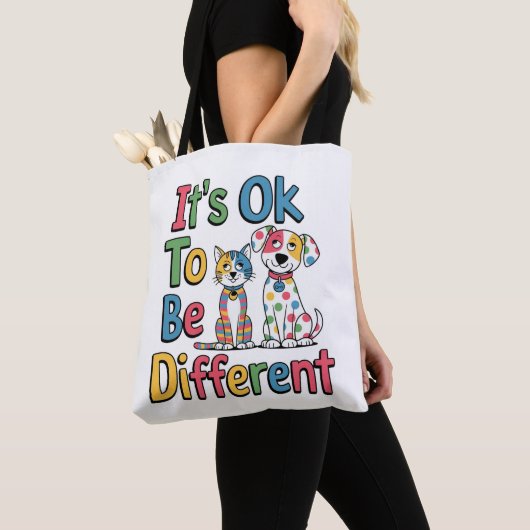It's ok to be different tote bag (Dichtbij)