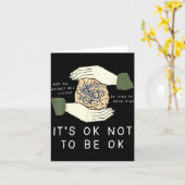 Its Ok To Not Be Ok Suicide Prevention Awareness B Kaart (Gele Bloem)