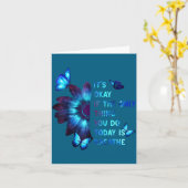 It's Okay If Only Thing You Do Is Breathe Suicide  Kaart (Gele Bloem)