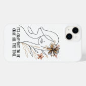 It's okay not to be okay – Self-acceptance quote w Case-Mate iPhone Case (Achterkant (horizontaal))