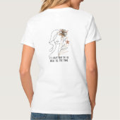 It's okay not to be okay – Self-acceptance quote w T-shirt (Achterkant)