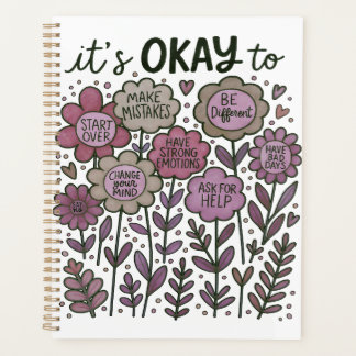 It's Okay To Boho Floral Planner