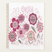 It's Okay To Boho Floral Planner (Voorkant)