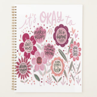 It's Okay To Boho Floral Planner