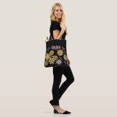 It's Okay To Boho Floral Tote Bag (Op model)