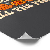 It's Okay To Feel Mental Health Fall Pumpkin Hallo Poster (Hoek)