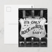 'It's Only Rock and Roll Baby' Briefkaart (Voorkant / Achterkant)