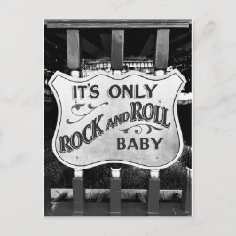 'It's Only Rock and Roll Baby' Briefkaart