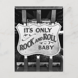 'It's Only Rock and Roll Baby' Briefkaart