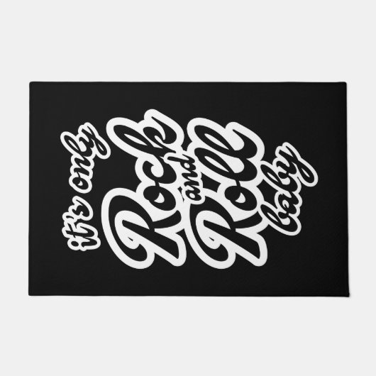 Its Only Rock and roll Baby Deurmat (Voorkant)