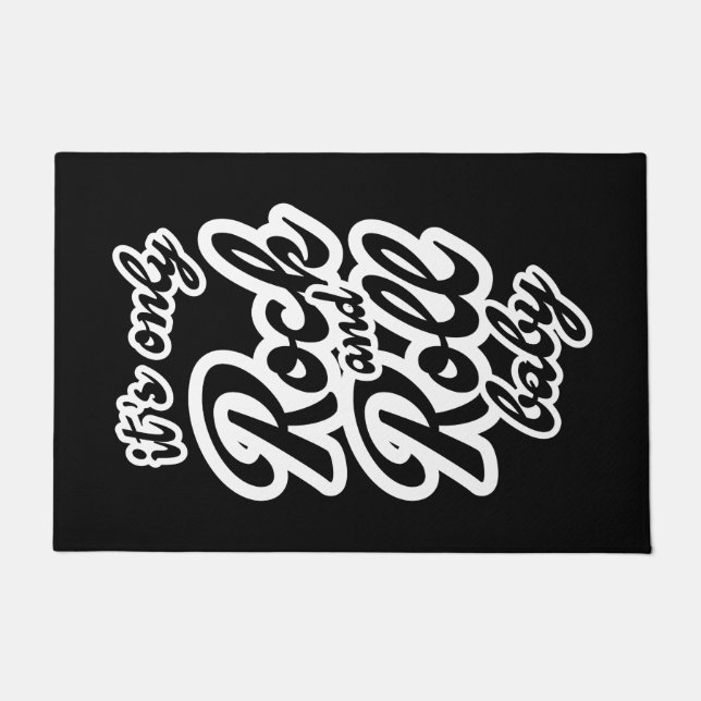 Its Only Rock and roll Baby Deurmat (Voorkant)