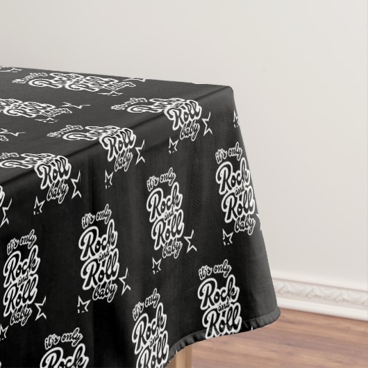 Its Only Rock and roll Baby Tafelkleed (Voorbeeld)