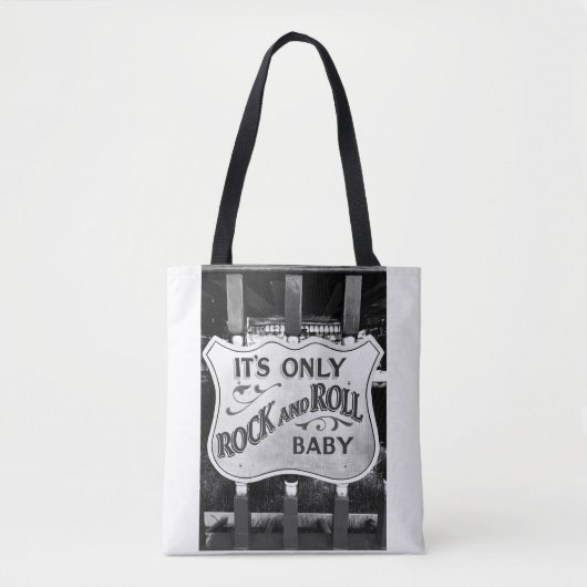 'Its Only Rock and Roll Baby' Tas (Voorkant)