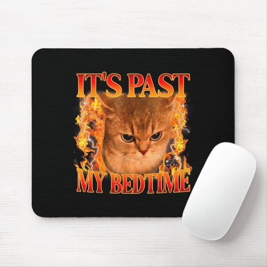 It's Past My Bedtime Funny Cat Meme Animals Humor  Muismat (Met muis)