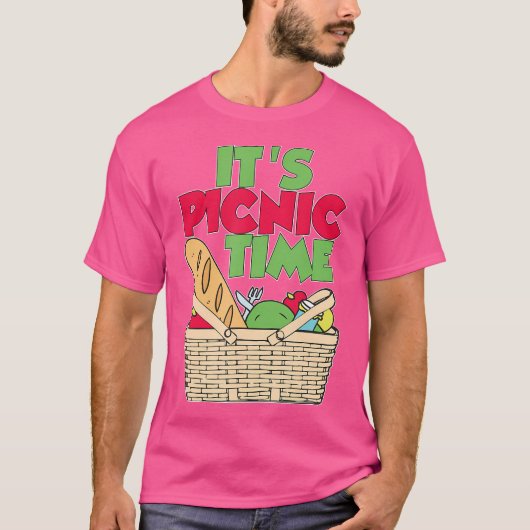 It'S Picnic Time Family Trip Summer Vacation Campi T-shirt (Voorkant)
