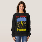 It's Raining Tacos Funny Taco Cinco de Mayo Outfit Trui (Voorkant volledig)