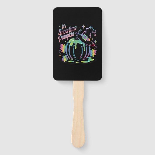 It's Showtime Pumpkin Hat Pumpkin Handwaaier (Voorkant)