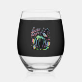 It's Showtime Pumpkin Hat Pumpkin Wijnglas Zonder Voet (Voorkant)